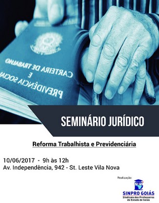 Sinpro Goiás realiza Seminário Jurídico