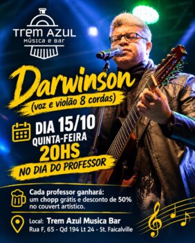 Show com Darwinson (Voz e Violão 8 Cordas)